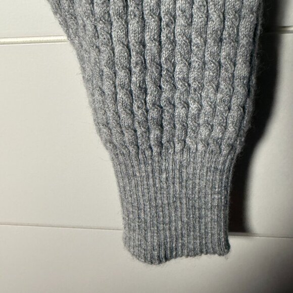 Burberry London Cable knit Cashmere Turtleneck Size L - Picture 5 of 10